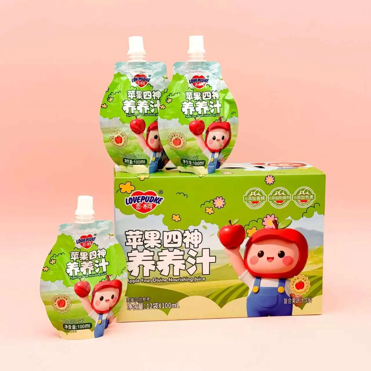 恋布可苹果四神养养汁主推产品